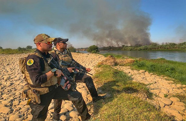 İraqın şimalında İŞİD terrorçularının sığınacaqları məhv edildi