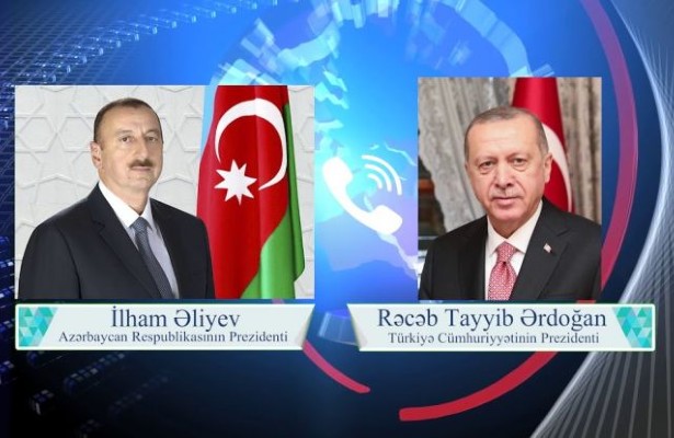 Azərbaycan və Türkiyə Prezidentləri arasında telefon danışığı olub