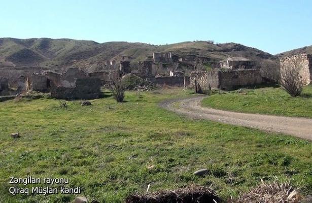 MN Zəngilan rayonunun Qıraq Müşlan kəndindən videogörüntüləri yayıb