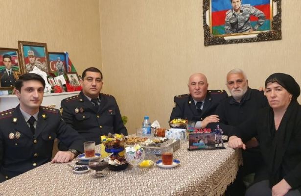 Şuşa polisi şəhid ailələrini ziyarət edib