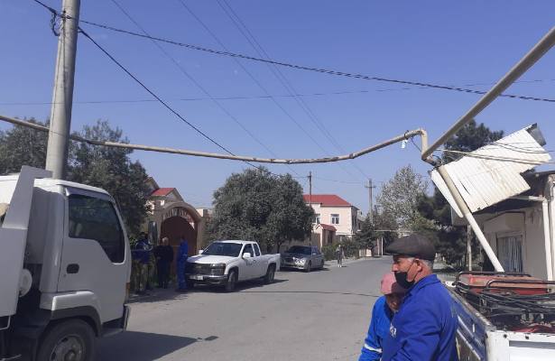 Binəqədidə qaz təchizatında fasilə yarandı