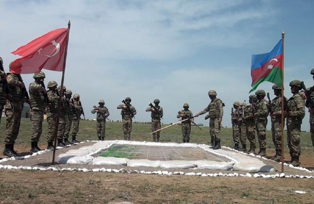 Azərbaycan və Türkiyə hərbçilərinin iştirakı ilə taktiki təlim keçirilib (VİDEO)