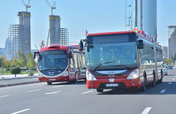 BNA: İyunun 26-dan 28-dək Bakıda marşrut avtobusları işləməyəcək