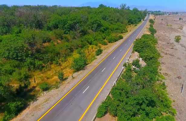 Tərtərdə müharibə nəticəsində dağılmış yol infrastrukturu bərpa olunub