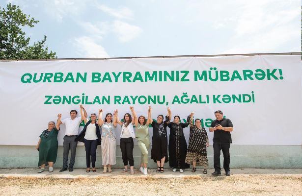 Zəngilanın Ağalı kənd sakinləri öz yurdlarında qurban kəsiblər