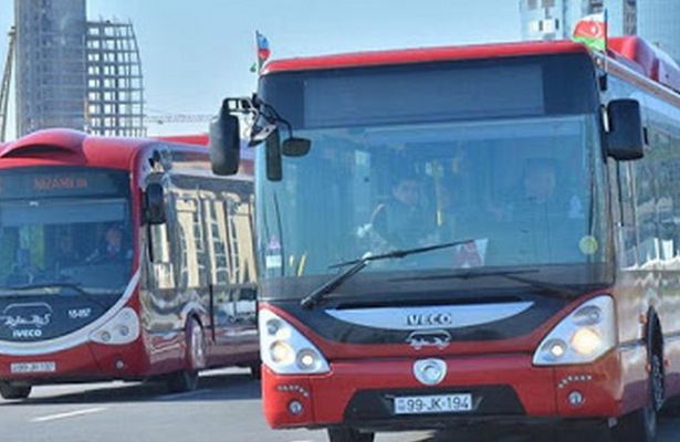 Bakıda iki avtobusun hərəkət sxemi dəyişdirildi