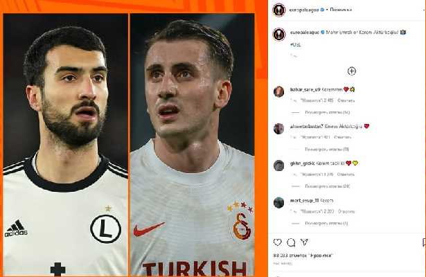 UEFA sorğu keçirdi: Mahir Emreli, yoxsa Kerem Aktürkoğlu?