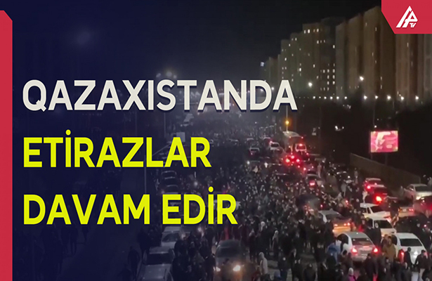 Qazaxıstanda kütləvi aksiyalar keçirilir, prezident xalqa müraciət edib – VİDEO