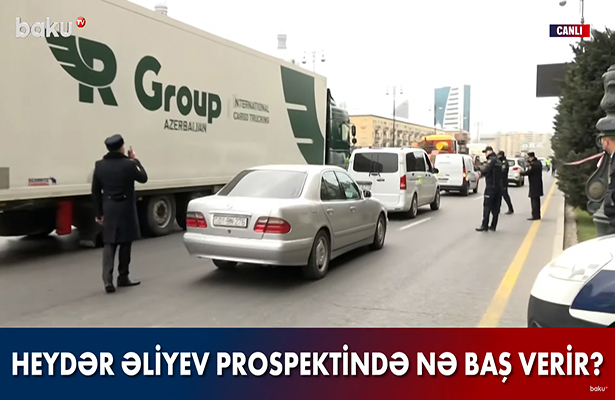 Heydər Əliyev prospektində nə baş verib? – VİDEO