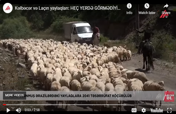 Kəlbəcər və Laçın yaylaqları: HEÇ YERDƏ GÖRMƏDİYİNİZ GÖRÜNTÜLƏR-VİDEO