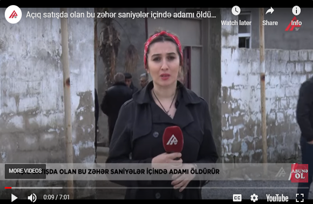 Açıq satışda olan bu zəhər saniyələr içində adamı öldürür -Video