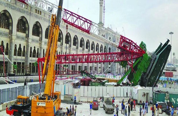 Bin Salmanın israfçılığını kompensasiya etmək üçün Məscidül-Həramda kran hadisəsinin günahkarlarına hökm çıxarılıb!-Foto