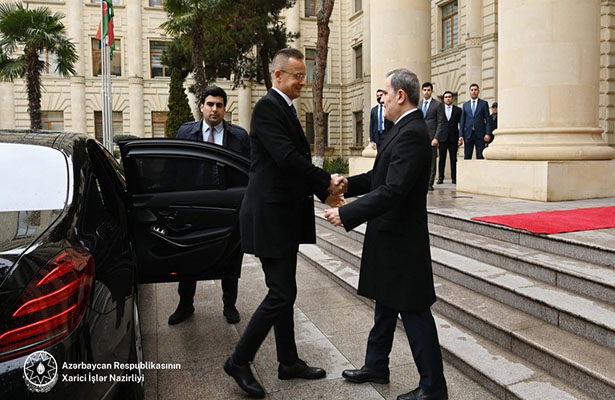 Ceyhun Bayramov macarıstanlı həmkarı ilə görüşüb