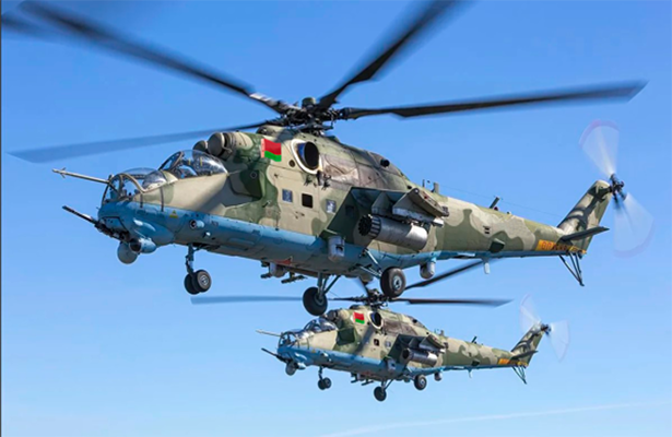 Belarus Rusiyadan “Mi-35” döyüş helikopterlərinin ilk partiyasını alıb