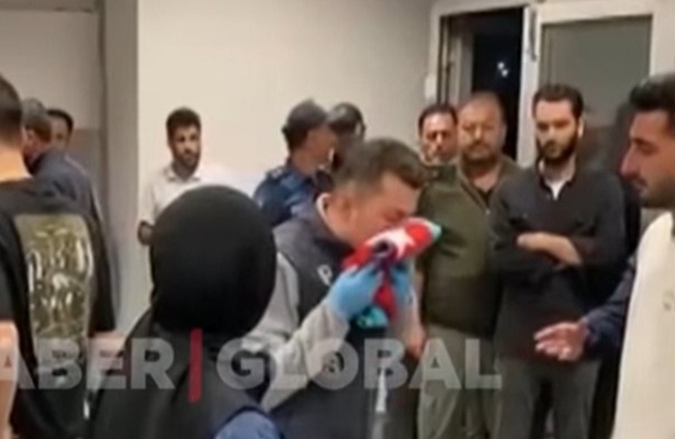 Türkiyə polisindən Azərbaycan bayrağına böyük ehtiram – Video
