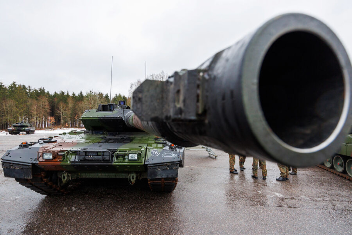 Litva Ukraynada zədələnmiş “Leopard” tanklarını təmir edəcək