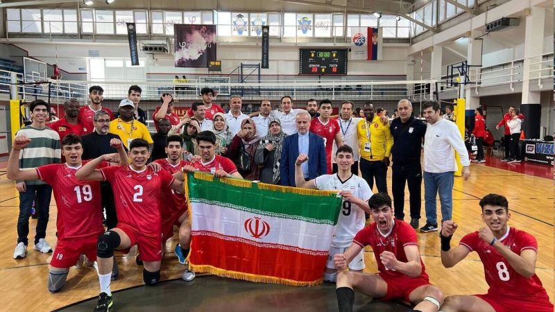 İranın gənclərdən ibarət voleybol komandası dünya çempionu oldu