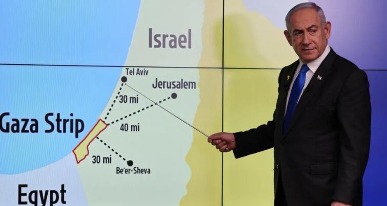 İran Netanyahunun Yaxın Şərqlə bağlı qondarma xəritə nümayişinə reaksiya verib