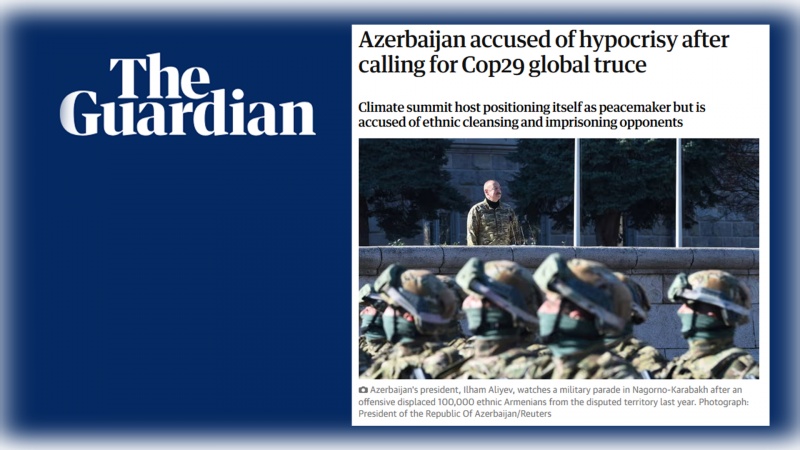 “The Guardian” Bakını riyakarlıqda ittiham edib