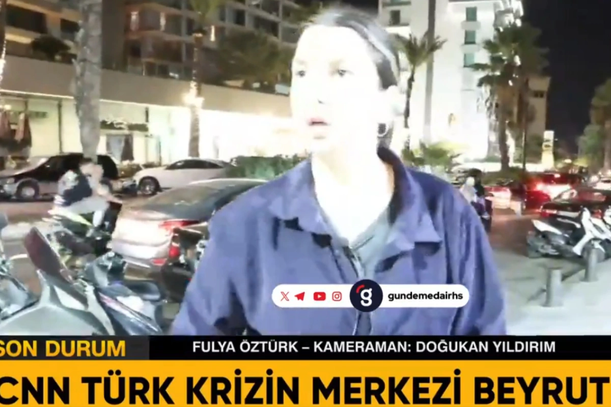 Beyrutda canlı yayımda “CNN Türk” müxbiri Fulya Öztürkə müdaxilə edildi