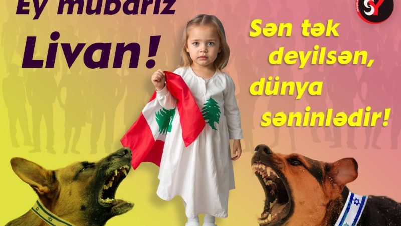 Ey mübariz Livan! Sən tək deyilsən, dünya səninlədir!