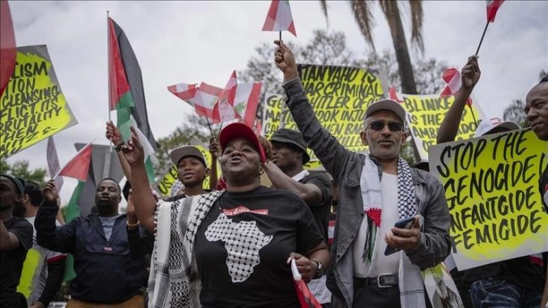 Cənubi Afrika bir daha Fələstin üçün azadlıq tələb edir