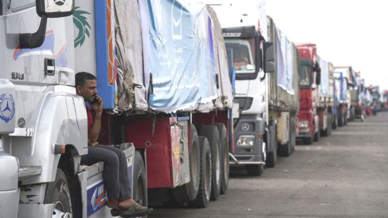 ABŞ Dövlət Departamenti: Qəzzaya gündəlik yardımın həcmi 500 yük maşınına çatdırılacaq