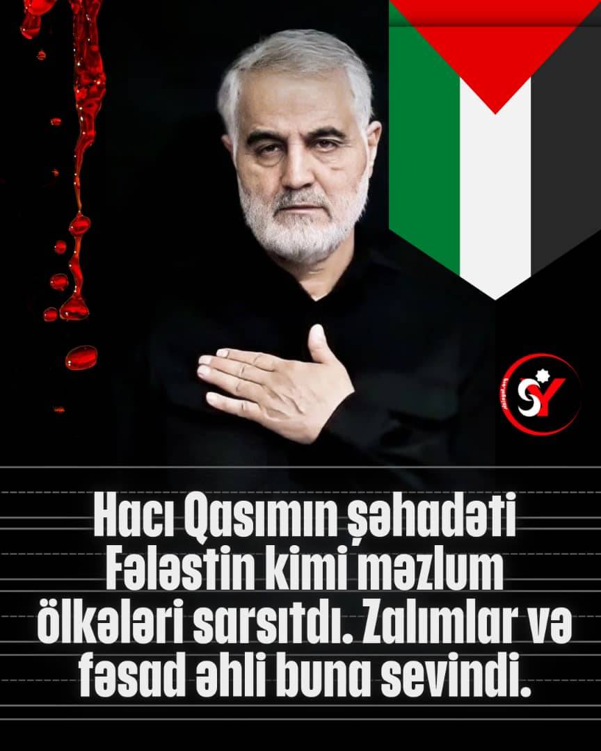 Hacı Qasimin şəhadəti Fələstin kimi məzlum ölkələri sarsıtdı