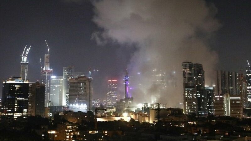 İsrail işğal olunmuş ərazilərə 26 kiçik raket daşıyan raketin zərbəsi