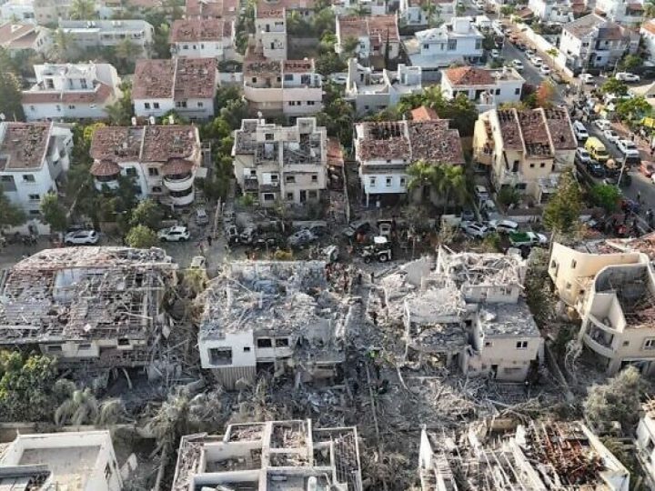 İranın İsrailə raket hücumundan sonra Rişon-Leziona dəyən ziyanın dron görüntüləri yayılıb – FOTO