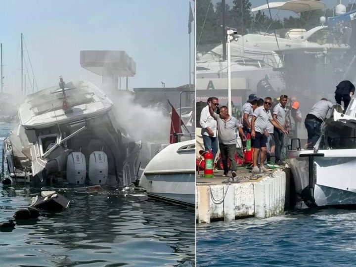 Türkiyə: Bodrum-Marinada partlayış! (Video İzlə)