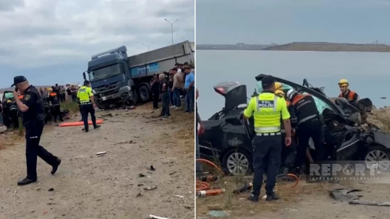 Bakıda Ağır Yol Qəzası: Üç Nəfər Həlak Oldu! (Video İzlə)