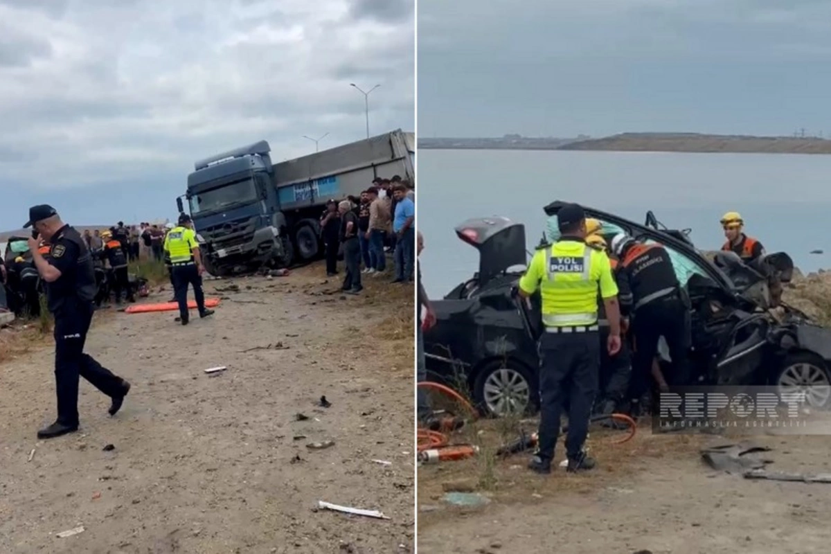 Bakıda Ağır Yol Qəzası: Üç Nəfər Həlak Oldu! (Video İzlə)