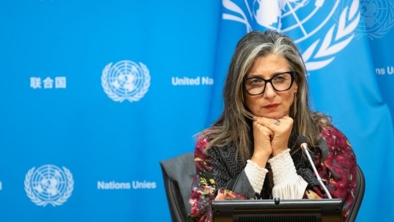 ABŞ BMT-nin məruzəçisi Albanese sanksiya tətbiq edib