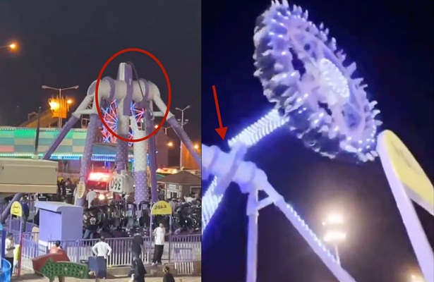 Səudiyyə Ərəbistanında attraksion faciəsi: 23 nəfər xəsarət alıb, 3 nəfərin vəziyyəti ağırdır – Video